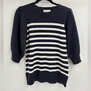 Tuckernuck Black Crew Neck Sweater Lightweight Knit